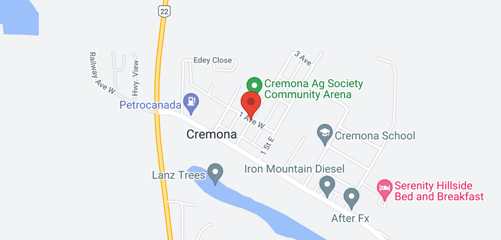 map of 106 Cremona HT